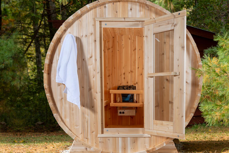 Canadian Timber White Cedar sauna feature image two