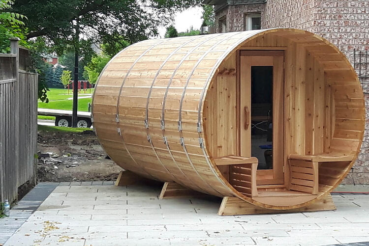 Red Cedar Barrel Saunas