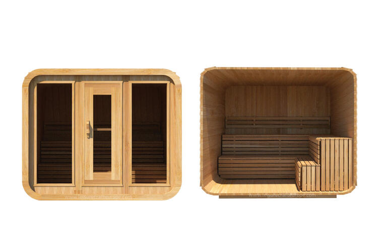 Luna Sauna Red Cedar Clear