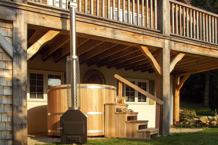 The Original Red Cedar Hot Tub