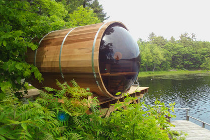 Panoramic Sauna Clear Red Cedar