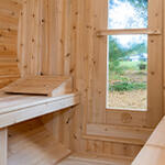 Canadian Timber White Cedar sauna feature image two