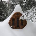 Outdoor Pod Saunas Red Cedar Clear feature image two